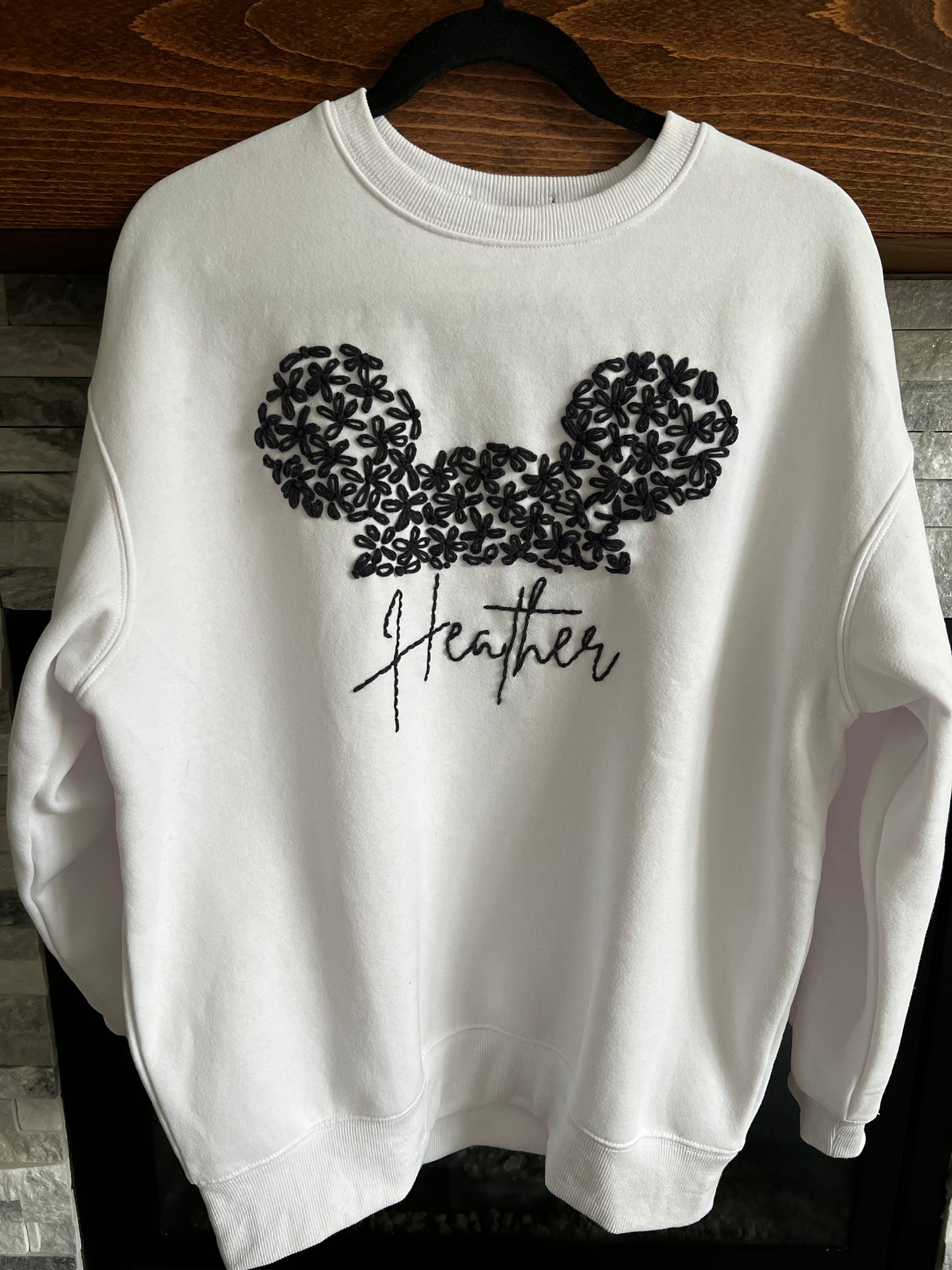 Floral Disney Sweatshirt