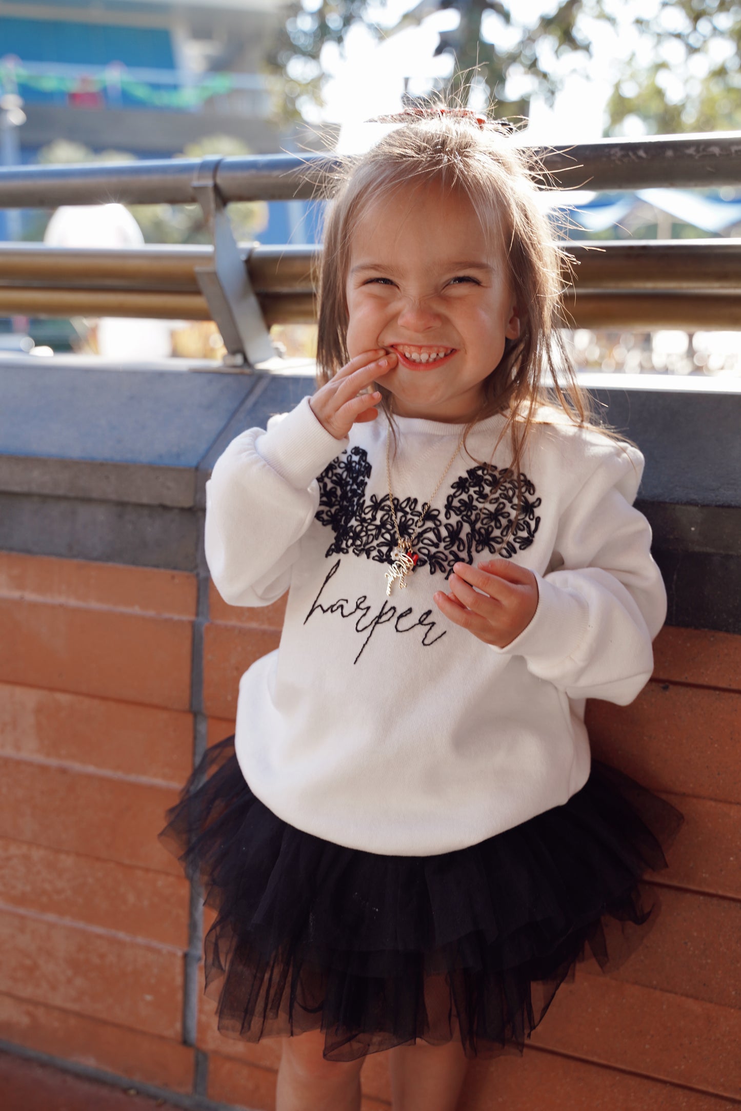 Floral Disney Sweatshirt