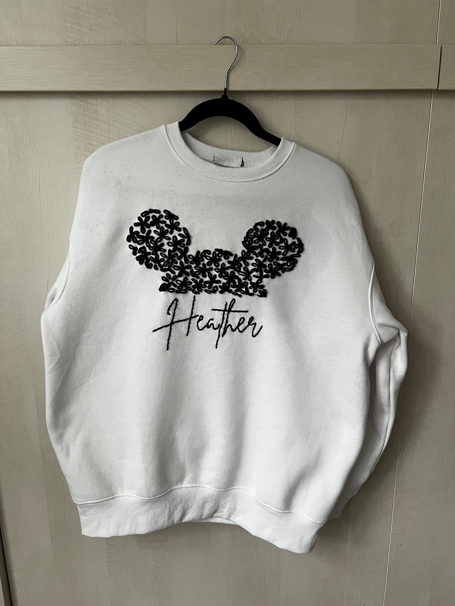 Floral Disney Sweatshirt